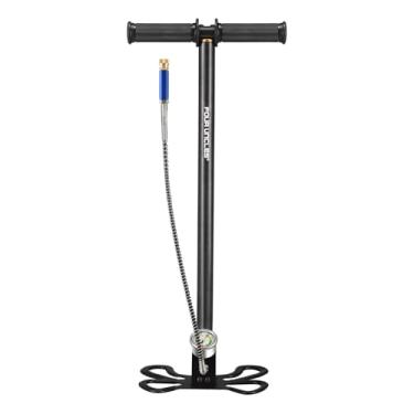 Imagem de FOUR UNCLES Bomba de ar PCP 4500 psi bomba manual de alta pressão bomba de ar Rifile (base borboleta)