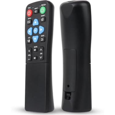 Imagem de XGBFH Controle Remoto Universal Com Botão Grande Para Idosos, 2 Dispositivos - Funções De Aprendizagem, Use Tv, Caixa Streaming, Receptor Áudio Soundbar, Dvd/Vcr/Dispositivo Satélite E Dvd Blu-Ray,