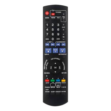 Imagem de Controle remoto de substituição N2QAKB000061 para Panasonic SA-BT100 SC-BT100 SA-BT100P SA-BT100PC SH-BT100 SC-BT100-R SC-BT100P-K Blu-ray Disc DVD Home Theater Sound System