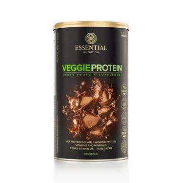 Imagem de Veggie Protein 100% Vegetal Lata - Sabor: Cacau (455g) - Essential Nut