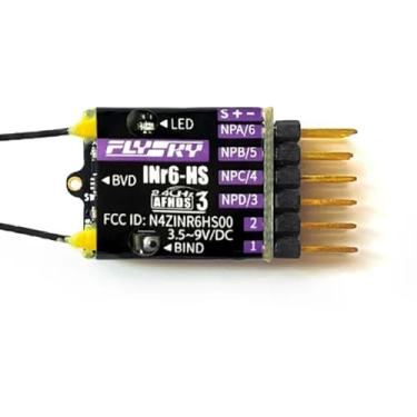 Imagem de GoolRC Flysky INr6-HS Receiver, 2.4GHz 6 Channels RC Receiver with Dual Antenna PWM/PPM/i-BUS2/S.Bus/i-Bus Date Output Compatible with Flysky Noble NB4+ NB4 Pro+ RC Transmitter for RC Car Drone Boat