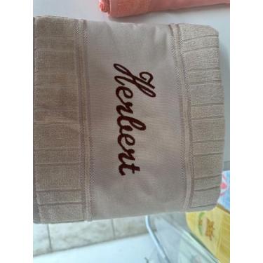 Imagem de Toalha de banho Bordada Herbet - Sr bordado