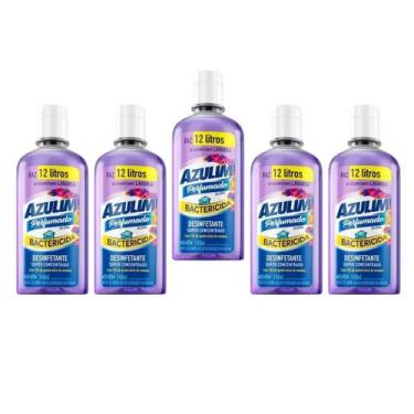 Imagem de Desinfetante ulim Fragrância Lavanda Concentrado Kit 5 - Azulim