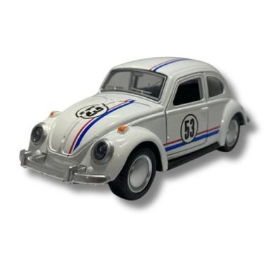 Imagem de Miniatura Volkswagen Fusca Herbie 53 Metal Fricção 1 por 32 - Toy King