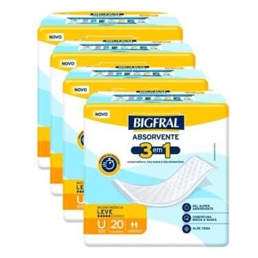Imagem de Kit 4 Bigfral Absorvente 20 unidades cada