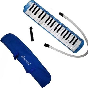 Imagem de Escaleta 32 Teclas M32 Bl Azul Concert Com Bag - Sonotec