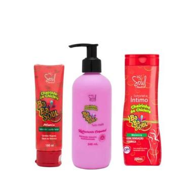 Imagem de Kit Sabonete Facial e Íntimo Hidratante Corporal Melancia - Soul Cosme