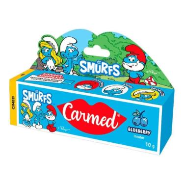 Imagem de Carmed Hidratante Labial Surpresa Coleção Os Smurfs 10g