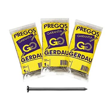 Imagem de Prego com Cabeça Gerdau 21 x 45 Caixa 20Kg 20Kg