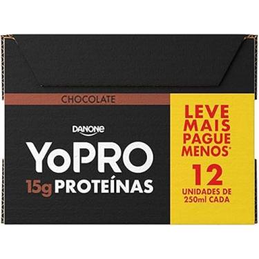 Imagem de Bebida Láctea de Chocolate 15g de proteínas 250ml - 12 unidades