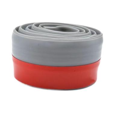 Imagem de Fenteer Batente de porta, vedação em T, vedação acústica para portas com contra rachaduras, Cinza