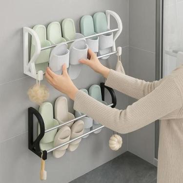 Imagem de Sapateira Parede Sandália Salto Tamanco Guarda Chinelo Bota Organizado