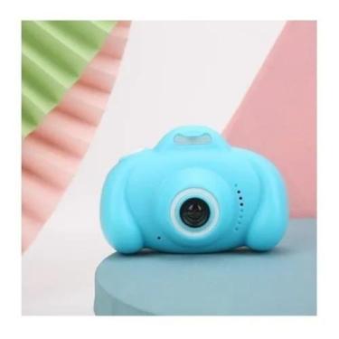 Imagem de Mini Câmera Digital Filmadora Infantil Animação Com Flash - prime, Azu
