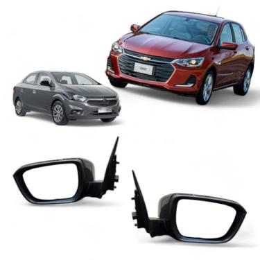 Imagem de Retrovisor Onix Prisma 2020 2021 2022 2023 a 2025 Eletrico - Lado Esquerdo (Motorista)
