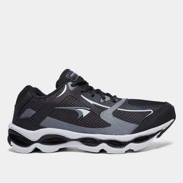 Imagem de Tênis Tryon Impacto Masculino, Preto, Branco, 41