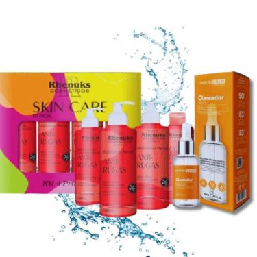 Imagem de Kit Skincare Anti Rugas Rhenuks e Sérum Clareador De Manchas Dermachem