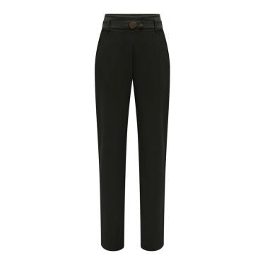 Imagem de Calça Alfaiataria Lunender Slim Em Malha Preto Tam. P-Feminino