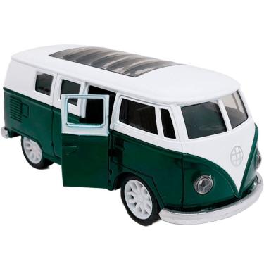 Imagem de Carro Miniatura Colecionável Volkswagen Kombi Verde Fricção