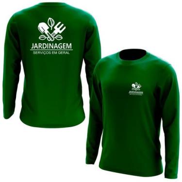 Imagem de Camiseta Manga Longa Jardineiro - norte uniformes, Verde, G2
