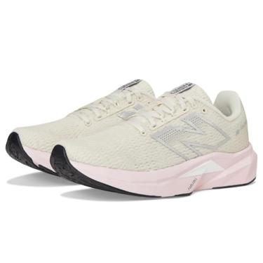 Imagem de New Balance Tênis de corrida feminino FuelCell Propel V5, Linho/granito rosa/sal marinho, 10 Wide
