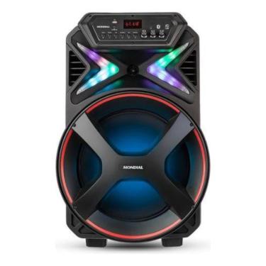 Imagem de Caixa Amplificada Mondial Connect Lights Plus Cm-700 Preto Bivolt