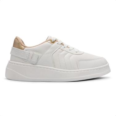 Imagem de Tênis Feminino Modare Napa Ultraconforto Branco/dourado 7402.105.29627.17165 35