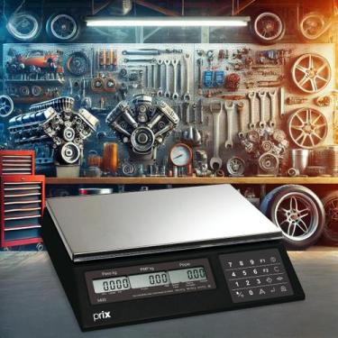 Imagem de BALANÇA DIGITAL COMERCIAL PESADORA CONTADORA 3400 10kg, 15Kg, 30Kg TOL