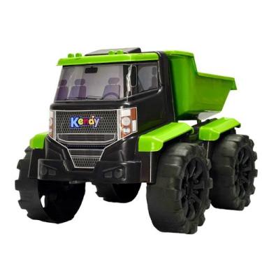 Imagem de Carrinho Carro Grande Caminhão Truck De Construção Carga Pesada Articu