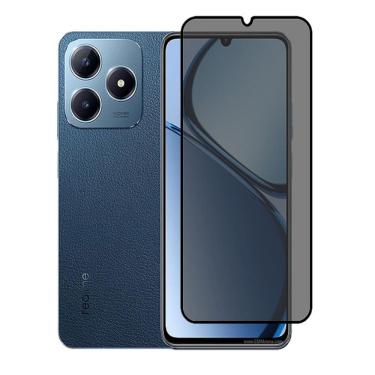 Imagem de Película De Vidro Privativa 3D 9D Anti Espiao Para Reealme Note 50 Note 60