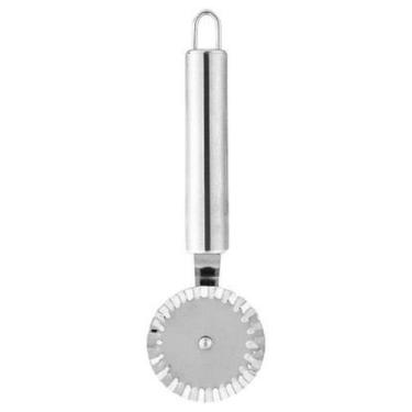 Imagem de Cortador De Massas Premium Pizzas Pastel Carretilha Aço Inox - Elite I