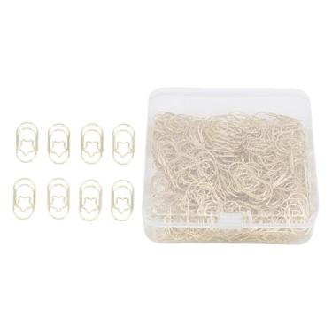 Imagem de Pssopp Clipes de Papel Decorativos 200pcs, Clipes de Forma de Estrela Fofos Com Caixa Transparente para Documentos da Escola de Escritório Organizar
