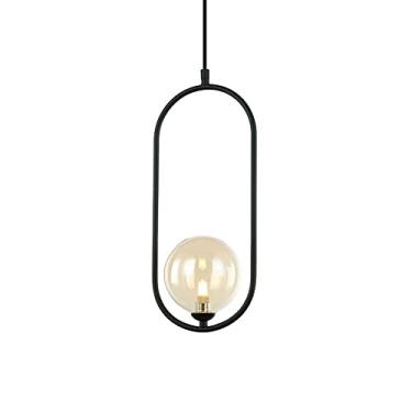 Imagem de Pendente Cadre Hoop Preto G9 42CM Quality PD1333PT