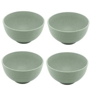 Imagem de 4 Tigelas Bowl Pote em Bambu Ecológico Sustentável 850ml - Kehome, Ver