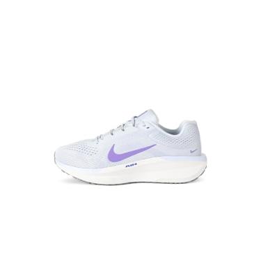 Imagem de Nike Tênis de corrida feminino Winflo 11 Road, Platina pura/fantasma/violeta selvagem/concórdia, 37
