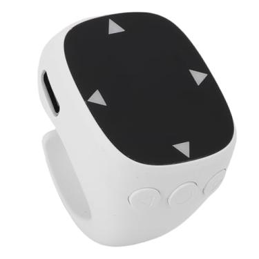 Imagem de Tangxi Fingertip Remote Control, Video App Page Turner Clicker, Ring Remote Scroller Com Bateria Recarregável, para IOS Phone Tablet PC (Branco)