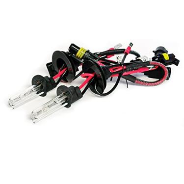 Imagem de Troniz Lâmpadas H1 Xenon HID AC 35W Lâmpada de substituição de farol super brilhante, 6000K branco frio, pacote com 2