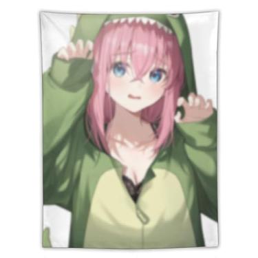 Imagem de LIEGBMEU Tapeçaria de biquíni sexy anime menina 152.4 cm x 203.2 cm interior exterior parede colcha arte decoração de tapeçaria caprichosa, AF149