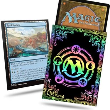 Imagem de MTG Card Sleeves, Textured Back Art Sleeve, MTG Sleeves Matte Back Finish, 66x92mm Card Sleeve for Baseball Cards,Trading Cards,Game Cards (100)