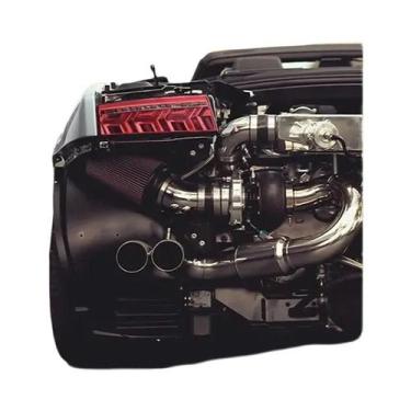 Imagem de Pôster De Arte Em Tela Com Modificação De Corrida De Carros Esportivos