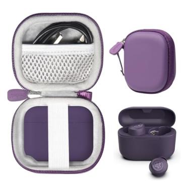 Imagem de CaseSack Capa para JLab Go Pop+, Go Air Pop, Air, Air Tones+/Tones, JBuds Mini True Wireless Earbuds (roxo)