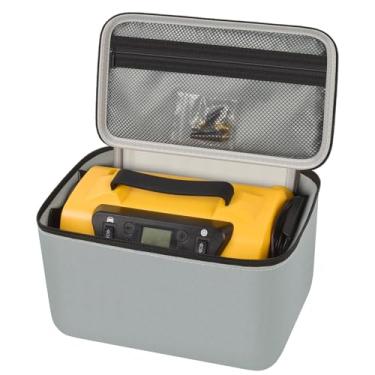 Imagem de Bolsa de armazenamento de compressor de ar compatível com bomba de pneu AstroAI para bomba de pneu de carro 150PSI 12V CC/110V AC, suporte de estojo de transporte de bomba de ar para cabo de extensão