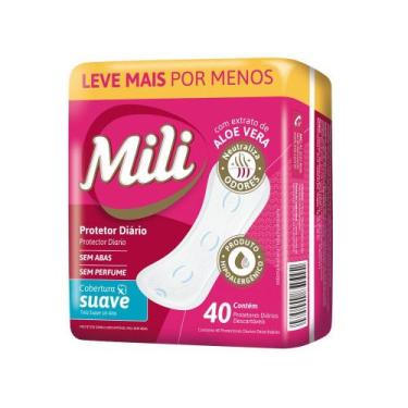 Imagem de Absorvente Protetor Diário Pacote com 40 Unidades (MILI)
