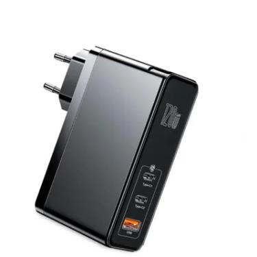 Imagem de Carregador Rápido De Parede Baseus Gan 120w 2x Usb C + Cabo