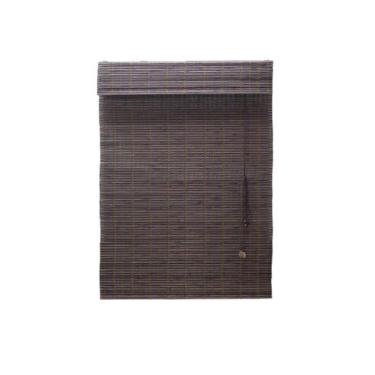 Imagem de Persiana Bambu Romana Marrom 80 L X 160 A Cm Cortina Madeira - Top Fle