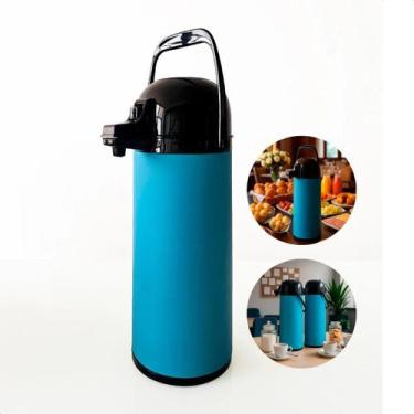 Imagem de Garrafa Térmica 1,9 Litros 40 Aço Inoxidável, 40 Vidro Sodo Cálcico, 2