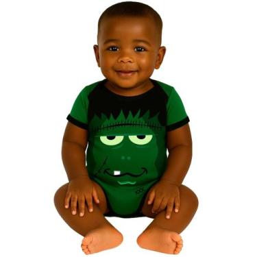 Imagem de Body Bebê Manga Curta Temático Fantasia Frankenstein - Calupa, M