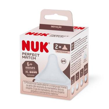 Imagem de Bico Nuk Perfect Match XL Sillicone 6+ Meses com Unidades