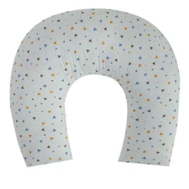 Imagem de Almofada De Amamentação Baby Percal 200 Fios Algodão - Triangles - Cas