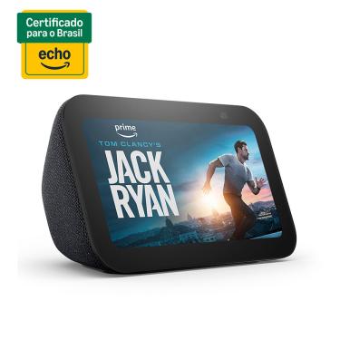 Imagem de Smart Speaker Echo Show 5 3ª Geração Amazon com Display de 5,5" e Alexa Preta - B09B2TS
