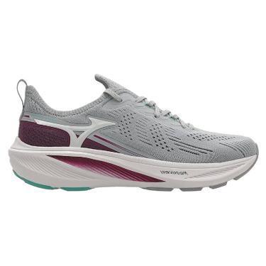 Imagem de Tênis Mizuno Sunrise Feminino - 38 - Cinza-Bordô